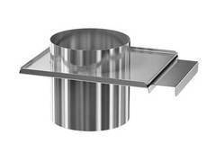 Шибер неіржавіюча сталь 0,8 мм, діаметр 140 мм. димохід, вентиляція