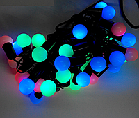Новогодняя гирлянда LED 28 шариков (шарик 1,5 см)