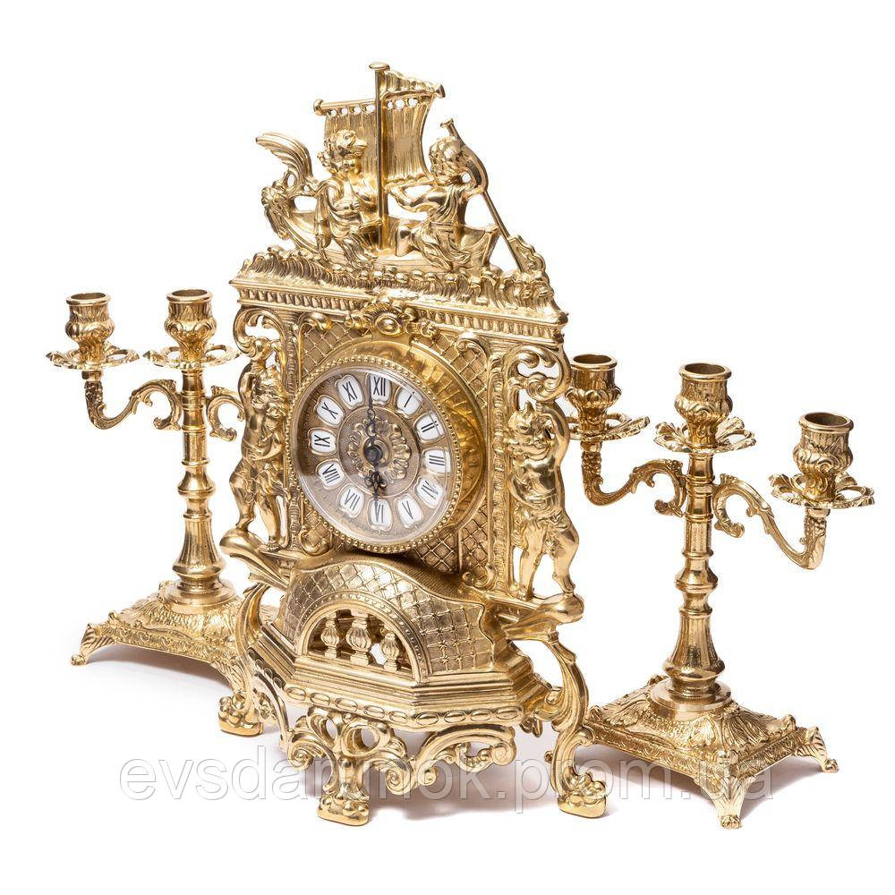 Каминний годинник і свічники 82.101-80.410 Італія