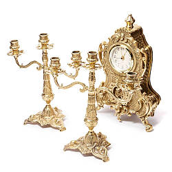 Камінний годинник і 2 канделябри 02-80.327 Італія