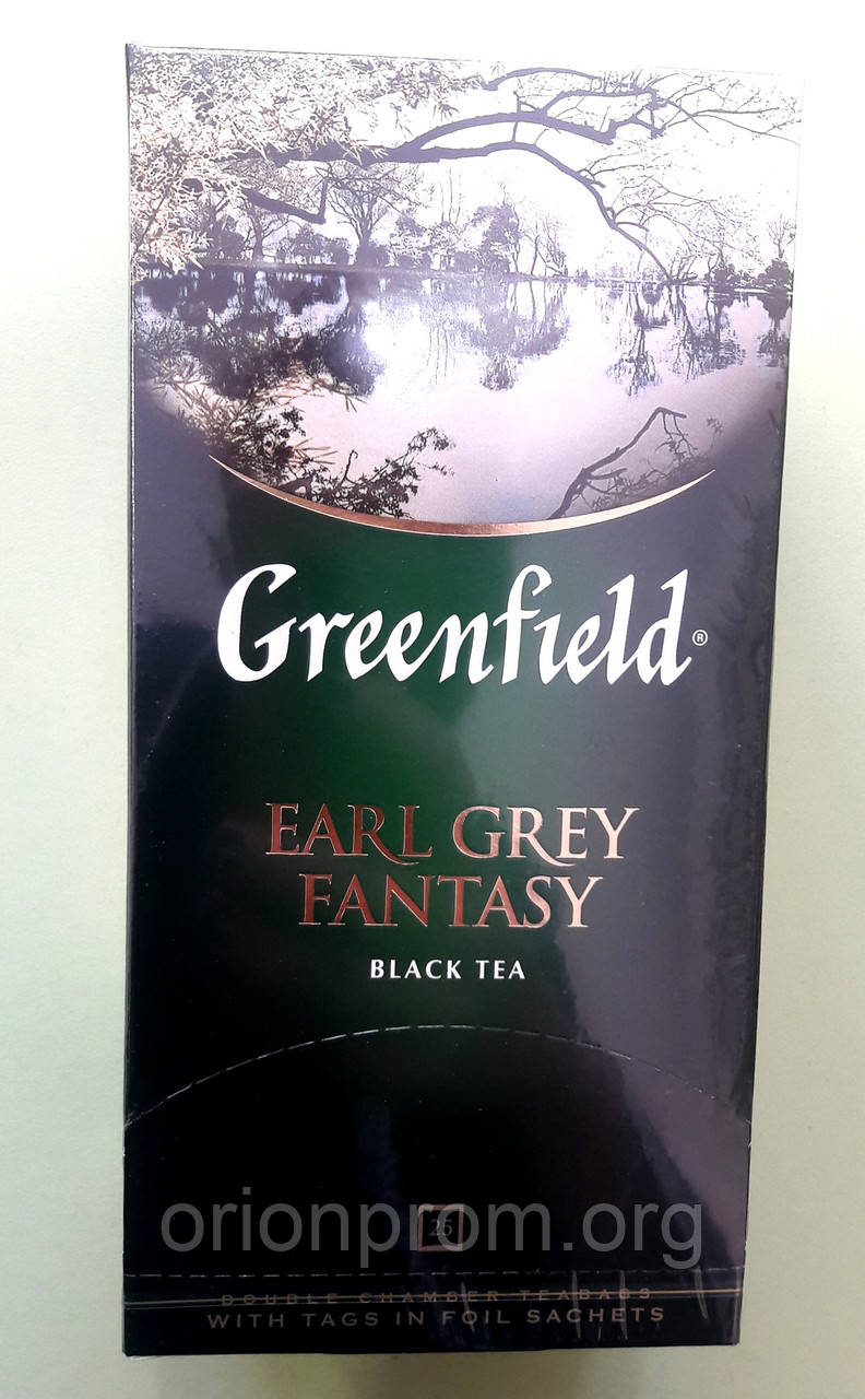 Чай Greenfield Earl Grey Fantasy 25 пакетів чорний