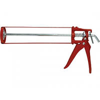 Пістолет скелетний Favorit для герметика червоний