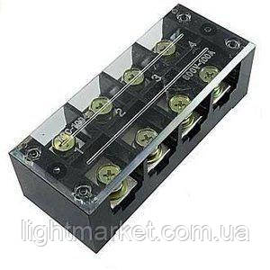 Клема карболитовая з кришкою в корпусі ТВ-1504 4р 15а GAV 804