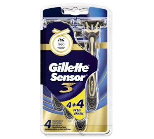 Gillette Sensor 3 (4 + 4) одноразові чоловічі станки для гоління
