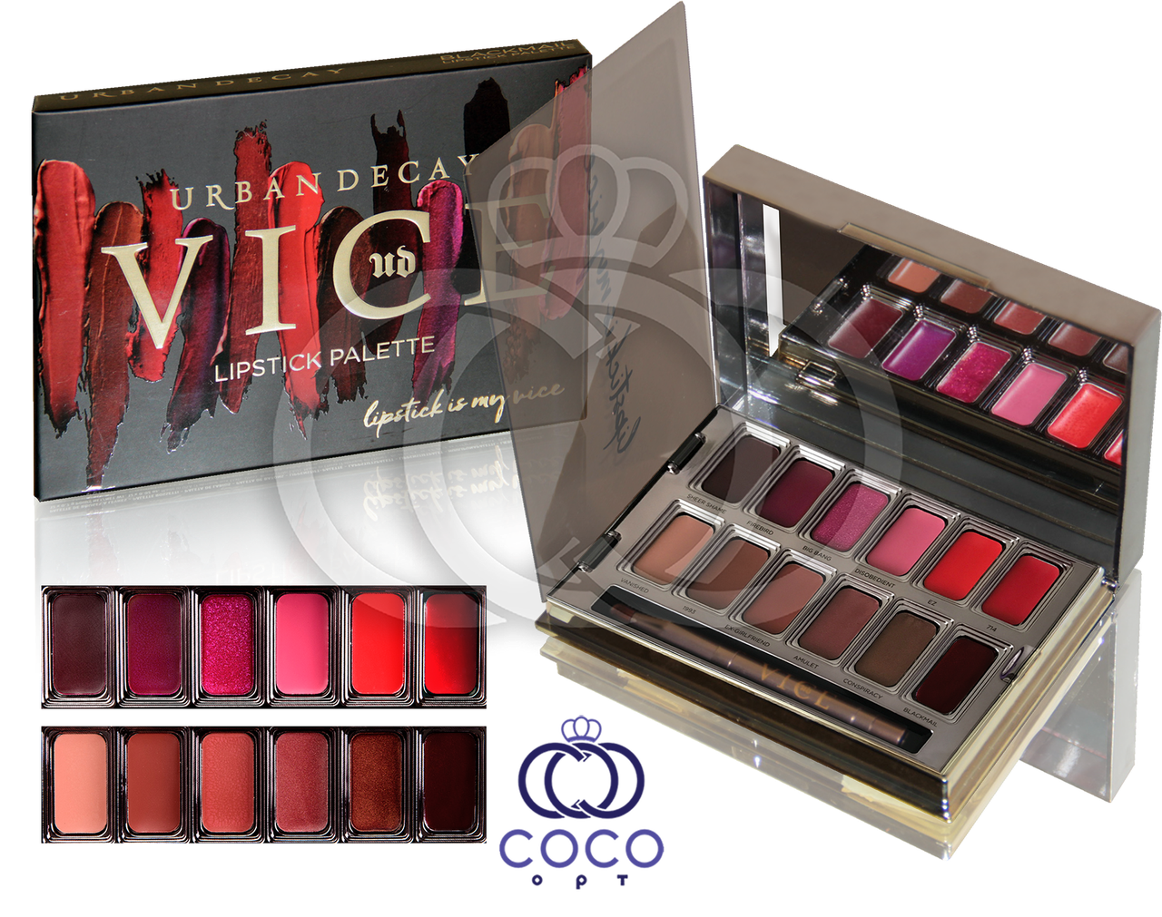Палітра помад для губ Urban Decay Vice UD