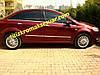 Зовнішня окантовка вікон (8 част., нерж) - Fiat Linea 2006+ і 2013+ рр., фото 4