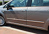 Молдинг дверной (4 шт, нерж.) - Fiat Linea 2006+ и 2013+ гг., фото 3