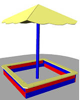 Песочница с навесом 1.8х1.8, песочница для детей, детская песочница