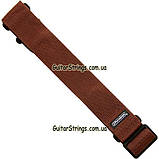 Ремінь гітарний Dunlop D07-01BR Guitar Poly Strap Brown, фото 7
