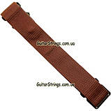 Ремінь гітарний Dunlop D07-01BR Guitar Poly Strap Brown, фото 5