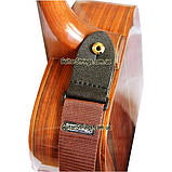 Ремінь гітарний Dunlop D07-01BR Guitar Poly Strap Brown, фото 10