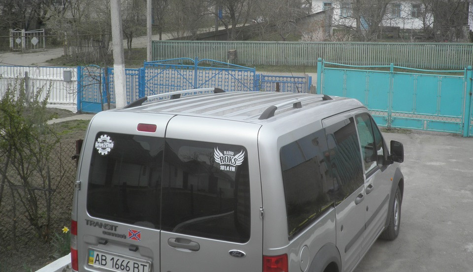 Рейлінги Хром - Ford Connect 2010-2014 рр., фото 1