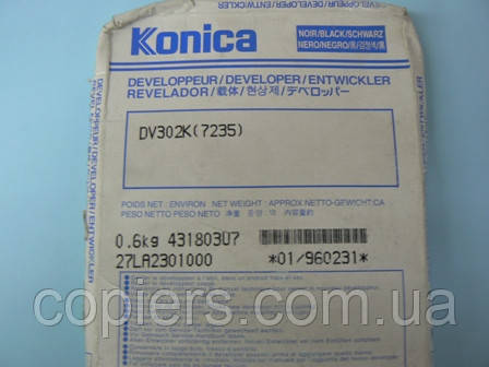 Developer DV302k Konica Minolta 7235/7222/7228 оригінал, dv-302, фото 1