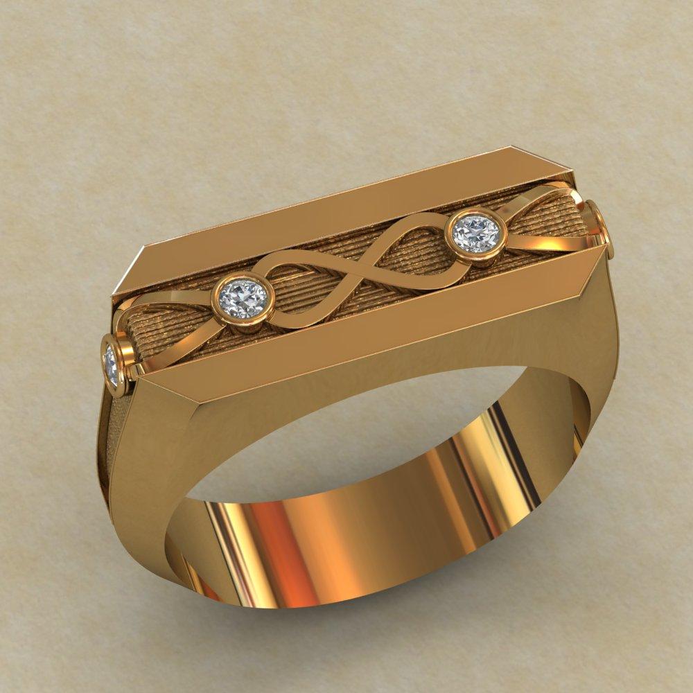 Кольцо Перстень Печатка — Купить Недорого на Bigl.ua (855827607)