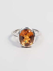 Каблучка срібна з султанітом Т-204/1