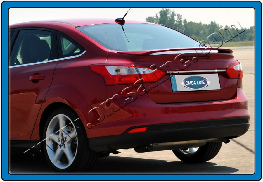 Планка над номером вузька (нерж) - Ford Focus III 2011 і 2015+ рр., фото 1