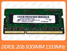 DDR3L 2GB 1333 MHz (PC3L-10600) SODIMM