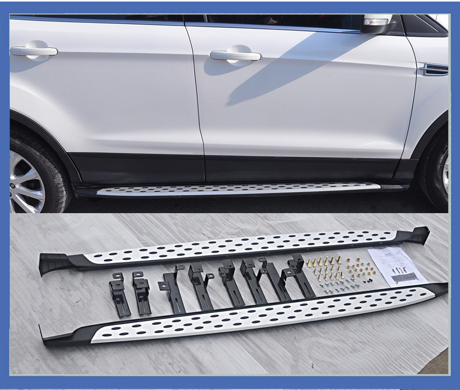 Бічні майданчики OEM-V2 (2 шт., алюміній) - Ford Kuga 2013+/2016+ рр.