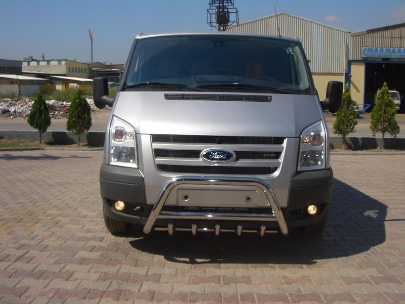 Кенгурятник WT003 (2006-2014, нерж.) - Ford Transit 2000-2014 рр., фото 1