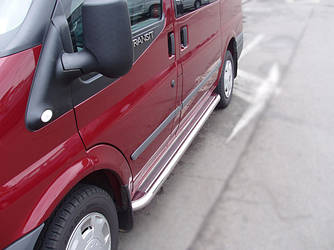 Бічні майданчики Premium (2 шт., нерж.) - Ford Transit 2000-2014 рр.
