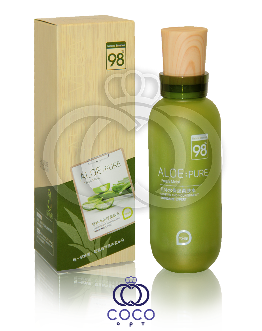 Корейський тонік для обличчя Aloe Vera, фото 1