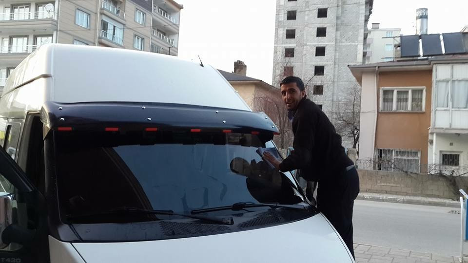 Козирьок на лобове скло - Ford Transit 2000-2014 рр.