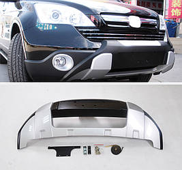 Передня накладка V2 (2007-2010) - Honda CRV 2007-2011 рр.
