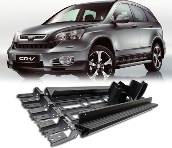Бічні майданчики Niken (2 шт., алюміній) - Honda CRV 2007-2011 рр.