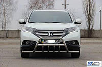 Передняя защита WT003-ST-V1 (нерж.) - Honda CRV 2012-2016 гг.