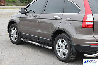 Бічні труби BB002 (2 шт., нерж) - Honda CRV (2012+)
