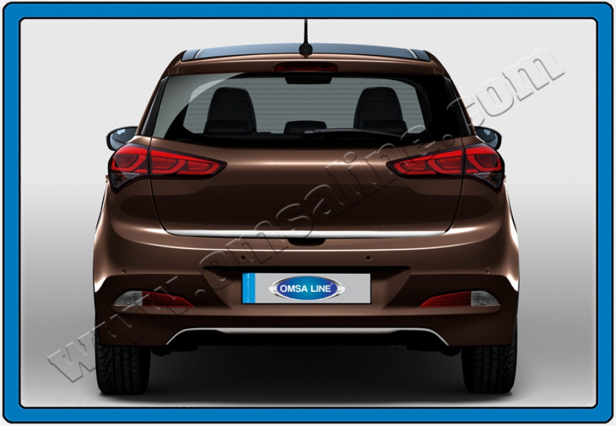 Кромка багажника (нерж.) - Hyundai I-20 2014-2018 рр ..
