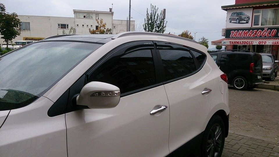 Накладки на ручки (4 шт, нерж) - Hyundai IX-35 2010-2015 рр.