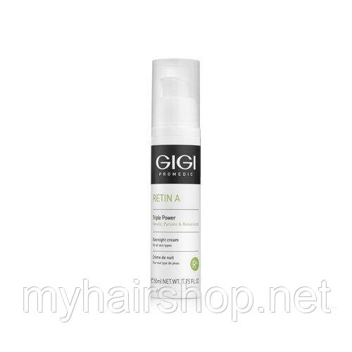 Нічний оновлювальний крем GIGI RetinA Triple Power Overnight Cream 50 мл