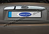 Накладка над номером (нерж.) - Hyundai Accent 2006-2010 рр., фото 2
