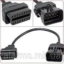 Перехідник Opel 10 pin на OBD2 16 pin. Адаптер підключення сканерів