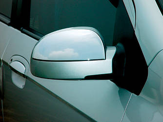 Накладки на верхівку дзеркала (2 шт., пласт) - Hyundai Getz