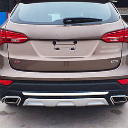 Задня накладка (2012-2016) - Hyundai Santa Fe 3 2012-2018 рр ..