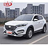 Передня і задня накладки (2 шт) - Hyundai Tucson TL 2016+ рр., фото 3