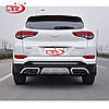 Передня і задня накладки (2 шт) - Hyundai Tucson TL 2016+ рр., фото 4