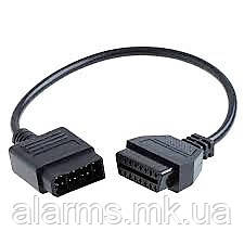 Перехідник Nissan 14 pin на OBD2 16 pin. Адаптер під'єднання сканерів