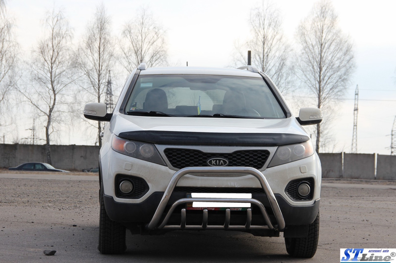 Кенгурятник WT002/2 (нерж.) - Kia Sorento XM 2010-2015 рр.