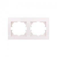 Рамка Deriy подвійна горизонтальна біла