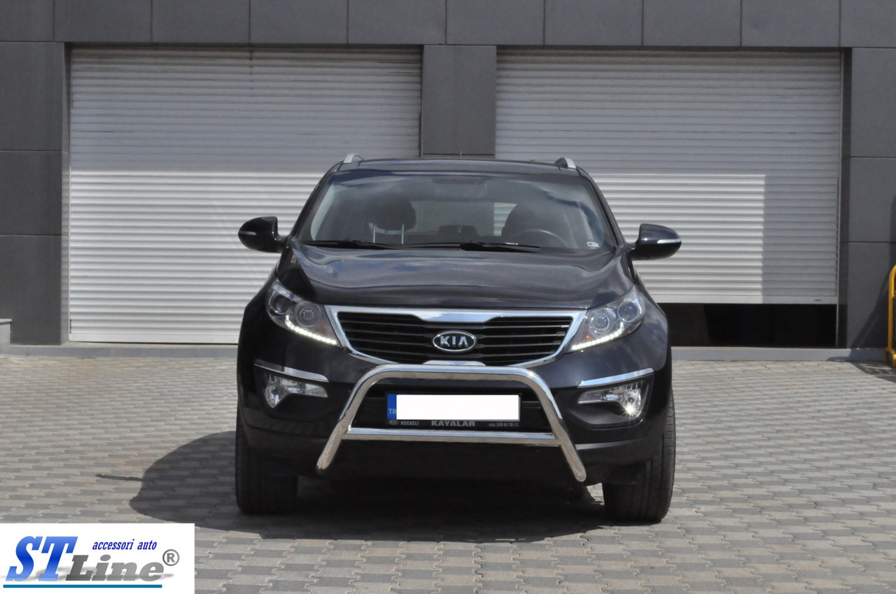 Кенгурятник WT006 (нерж.) - Kia Sportage 2010-2015 рр., фото 1