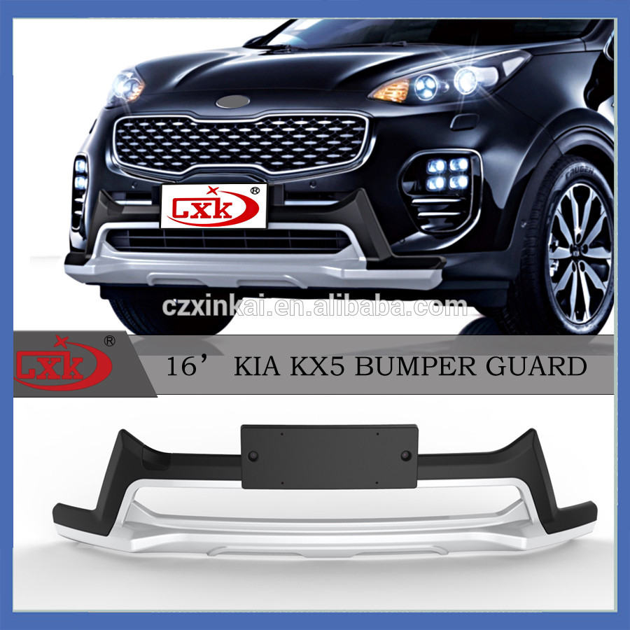 Передня і задня накладки V3 (пластик) - Kia Sportage 2015+ рр.