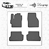 Гумові килимки (4 шт, Stingray Premium) - Mazda 3 2003-2009 рр., фото 8