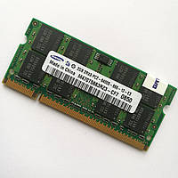 Оперативная память для ноутбука Samsung SODIMM DDR2 2Gb 800MHz 6400s CL6 (M470T5663RZ3-CF7) Б/У