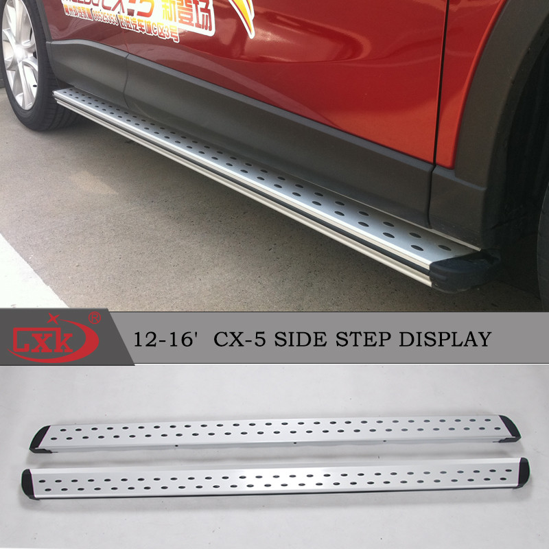 Бічні пороги оригінал V2 (2 шт) - Mazda CX-5 2012-2017 рр.