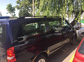 Рейлінги Skyport (чорні) - Mercedes Vito / V W447 2014+ рр.