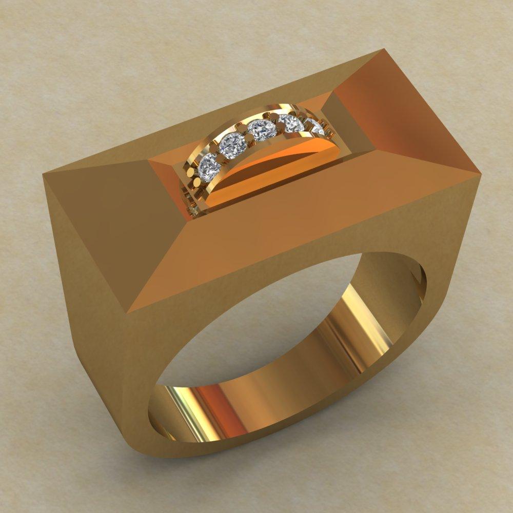 Кільце-пензель печатка