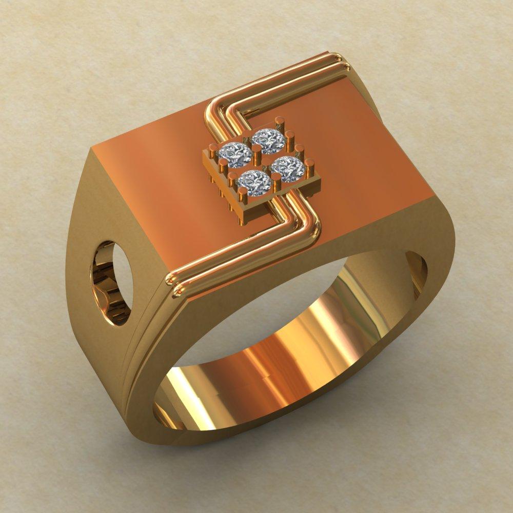 Кільце-пензель печатка